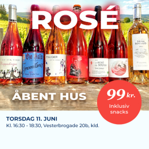 9 GLAS ROS� �BENT HUS