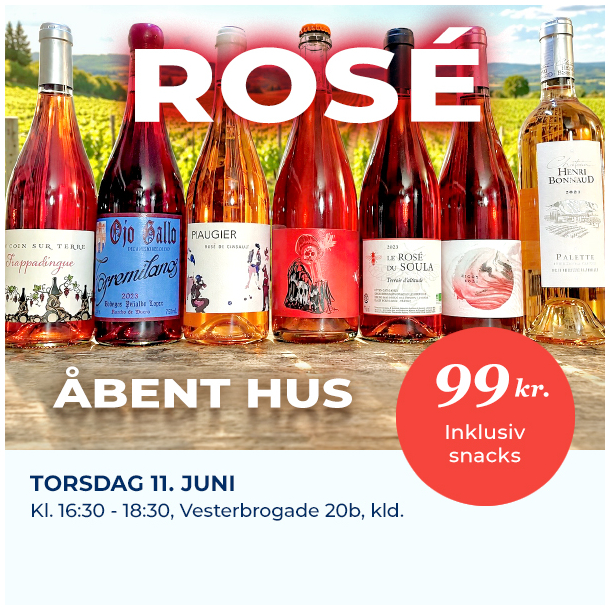 9 GLAS ROS� �BENT HUS